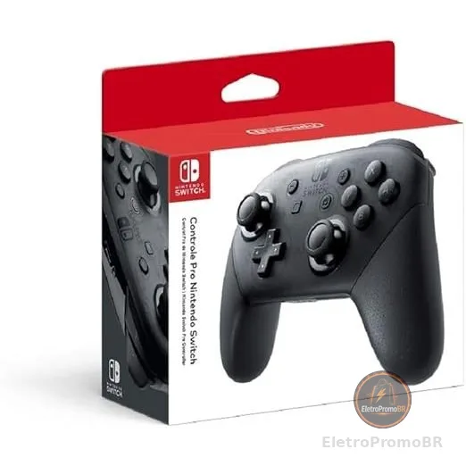 Controle Nintendo Switch Pro, Preto