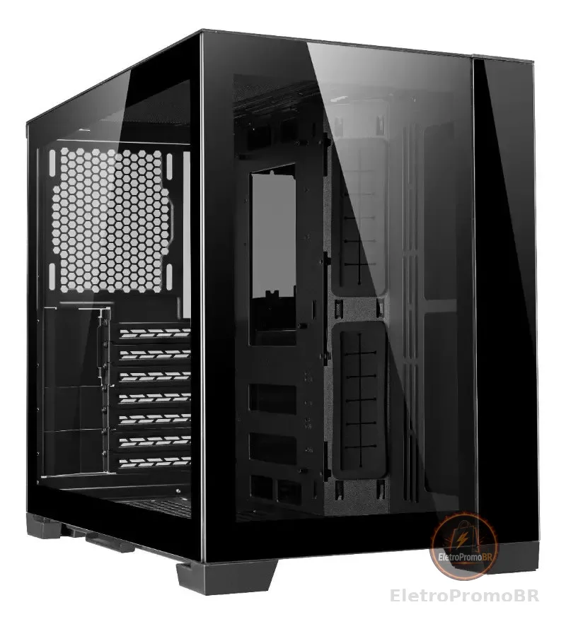 Gabinete Gamer Lian Li O11 Dynamic Mini Preto O11dmini-x Preto