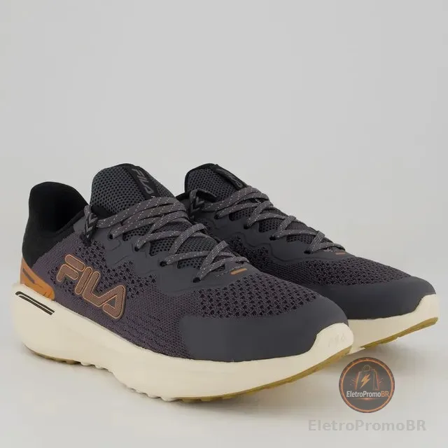 Tênis Fila Duality 2 Feminino Cinza E Preto