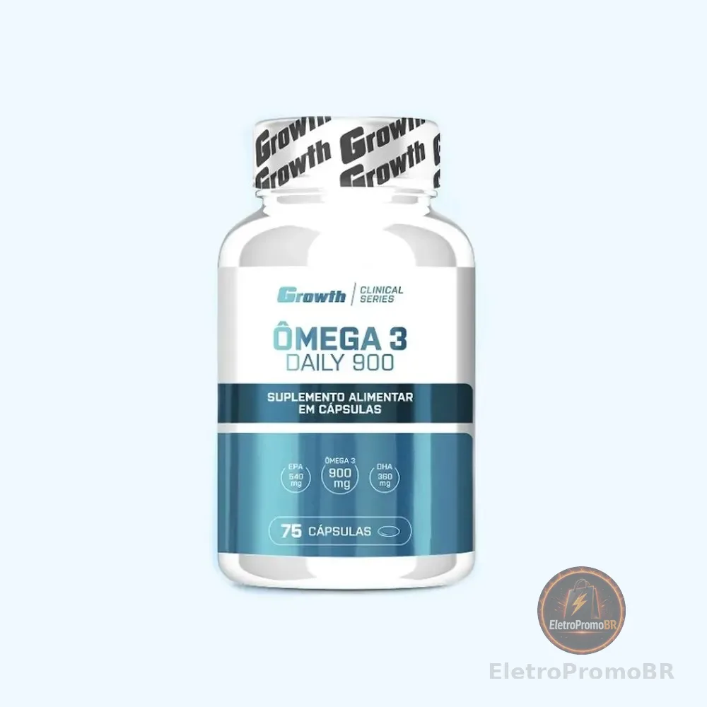 Omega 3 Óleo De Peixe 75 Softgel (caps) Growth Supplements