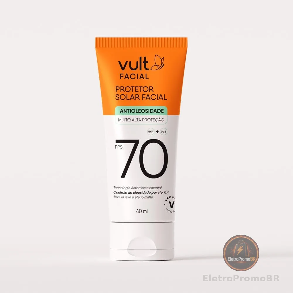 VULT PROTETOR SOLAR FACIAL FPS 70 40ml