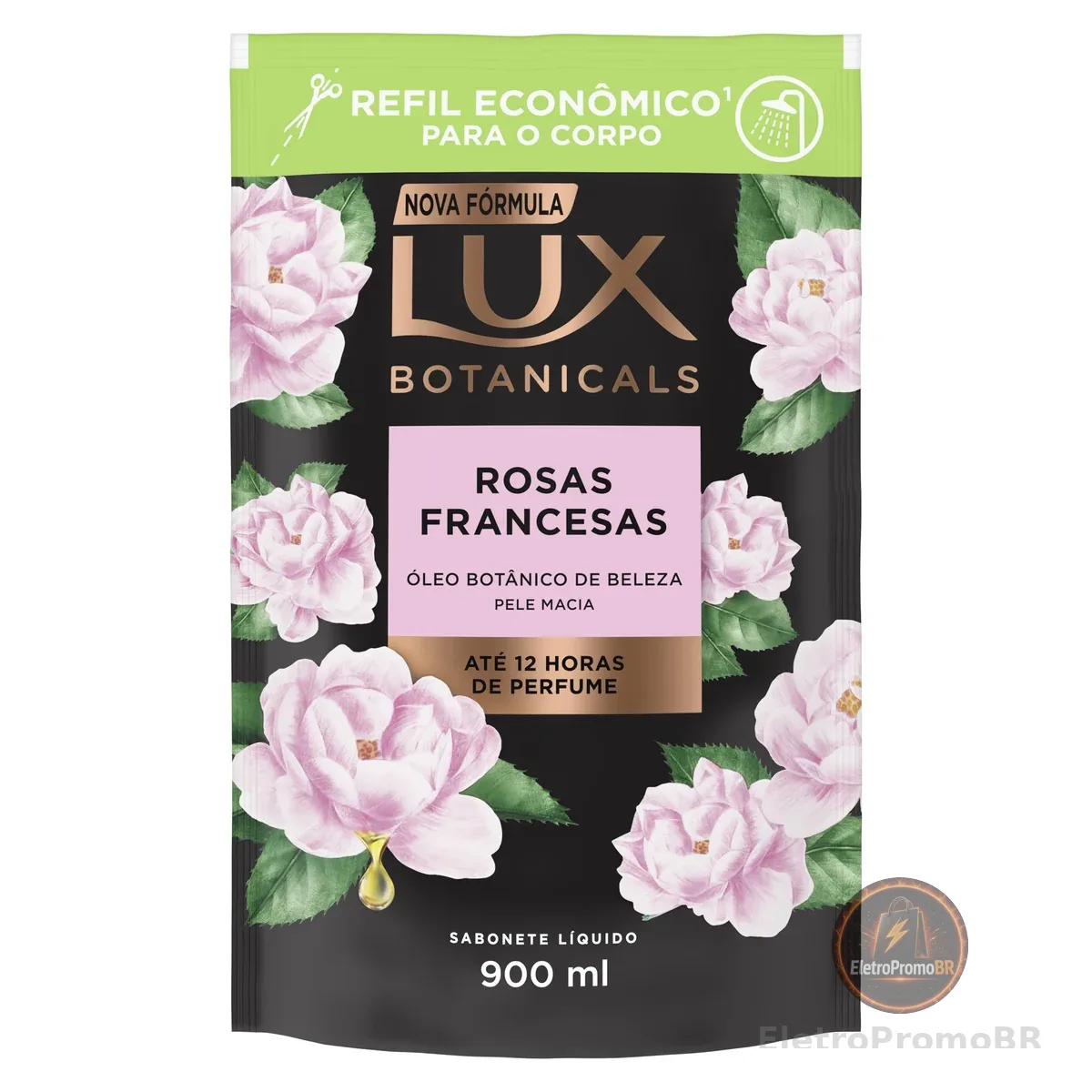 Lux Sabonete Líquido Refil Rosas Francesas 900ml