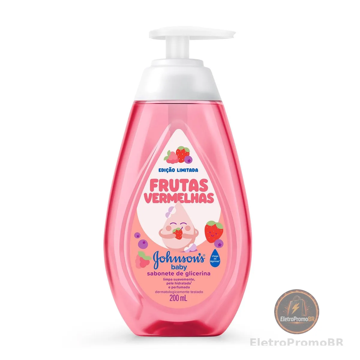 Sabonete Líquido de Glicerina Frutas Vermelhas JOHNSON'S® Baby 200mL