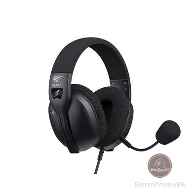 Headset Gamer Havit Fuxi H5D, RGB, Drivers de 50mm, P3, Multiplataforma, Preto - Fuxi-H5D Black