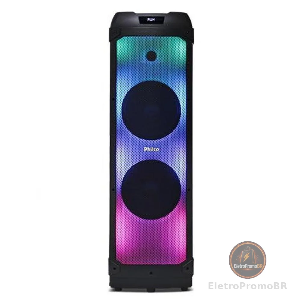 Caixa de Som Philco Extreme 2400W 2x Woofer PCX22000 - Bivolt