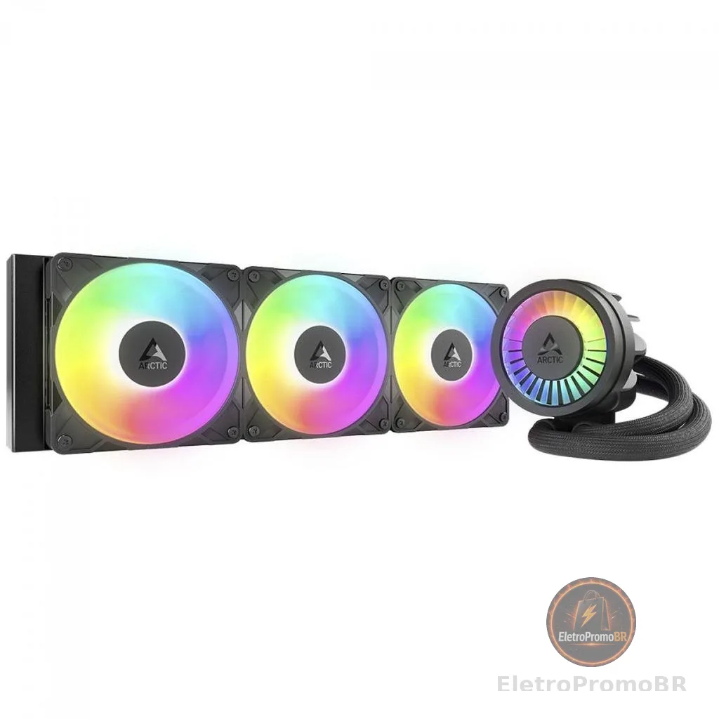 Water Cooler Arctic Liquid Freezer III Pro 360, ARGB, 360mm, Intel-AMD, Preto, ACFRE00184A