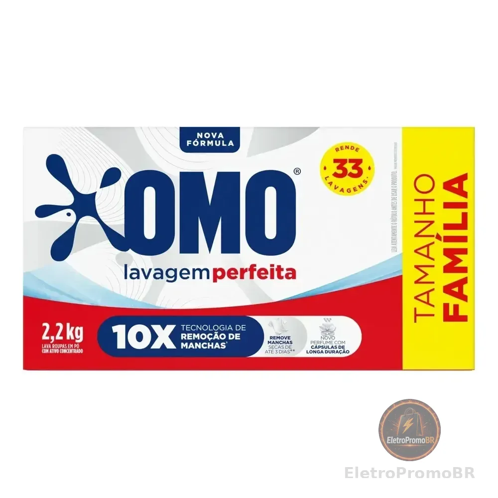 Sabão Em Pó Omo Lavagem Perfeita 2.2kg