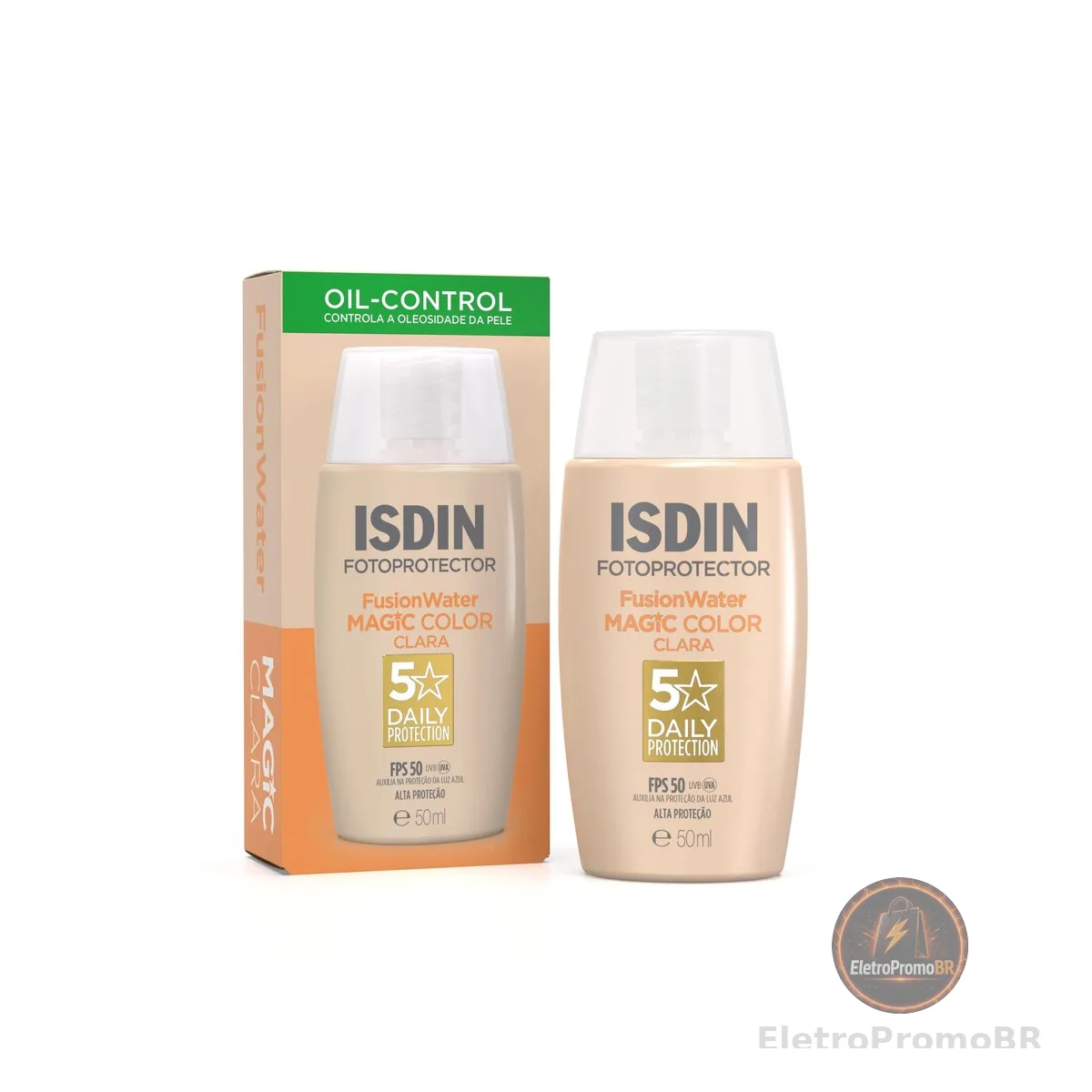 ISDIN Protetor Solar Facial Fusion Water 5 Stars