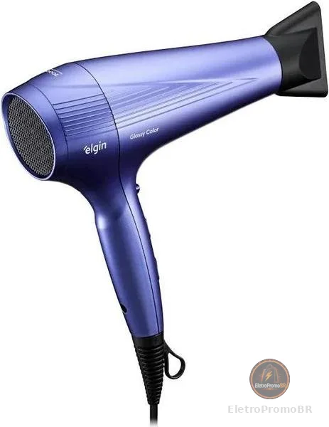 Secador de Cabelo Glossy Color 2000W Secagem Rápida -