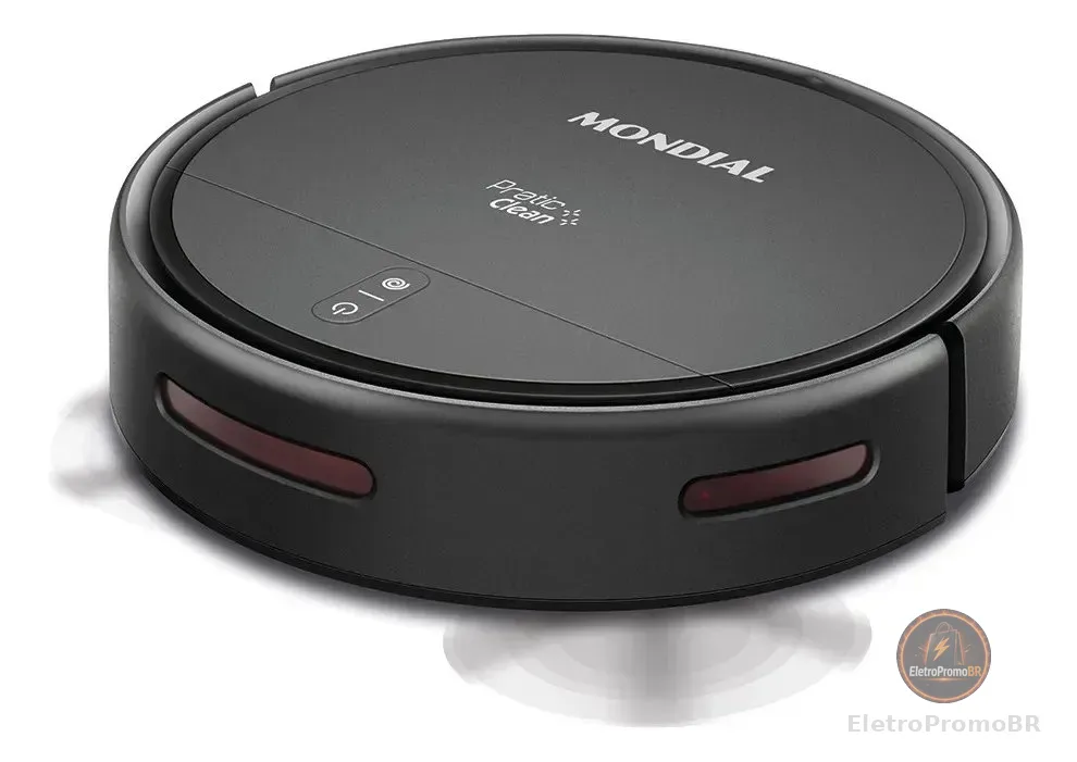 Robô Aspirador de Pó Pratic Clean Mondial Preto Bivolt RB-12-ST-BL