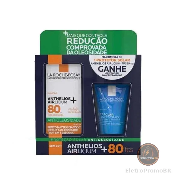Protetor Solar Facial Anthelios Airlicium+ e Gel Effaclar La Roche-Posay Anthelios Effaclar 40g