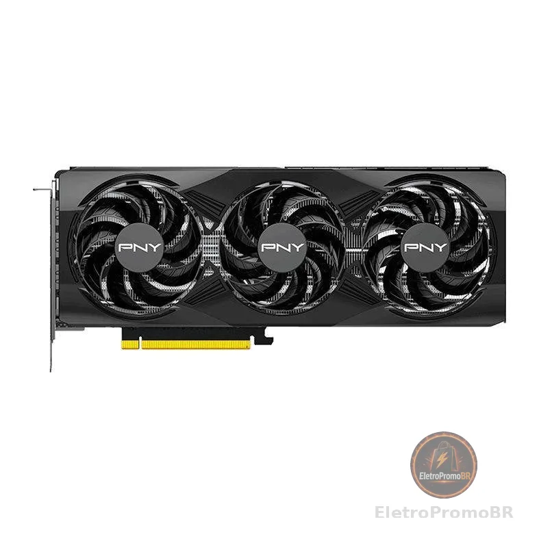 Placa de Video PNY GeForce RTX 5070 OC Triple Fan, 12GB, GDDR7, 192-bit, VCG507012TFXPB1-O