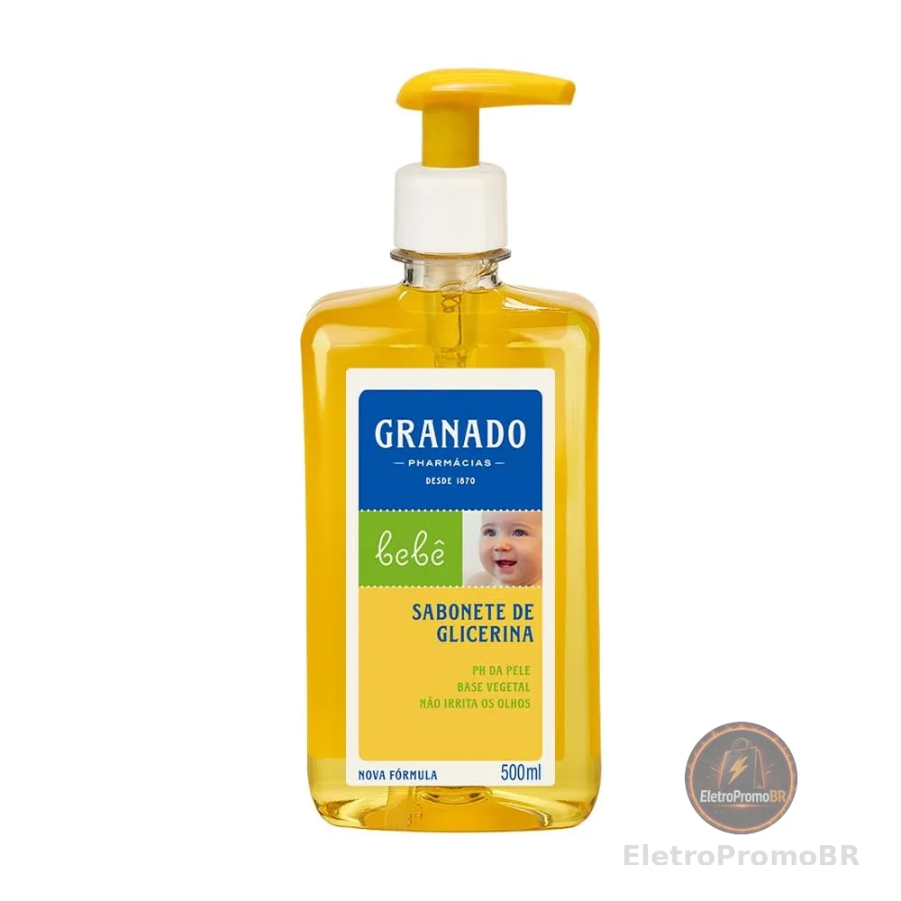 Granado Sabonete Líquido Bebê, Tradicional, 500ml