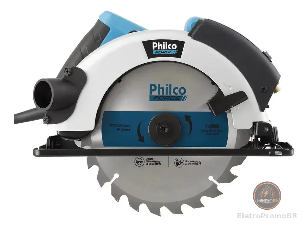 Serra Circular Philco Force 1500W 5500RPM PSC01 220V
