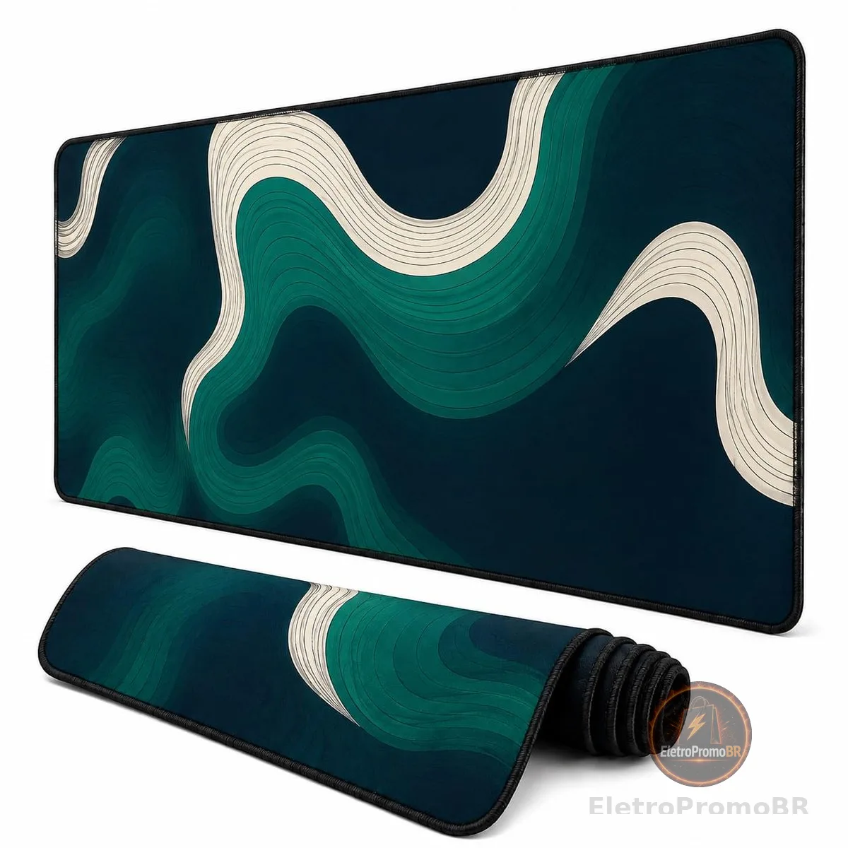 Mouse Pad Gamer 60x30cm Impermeável Antiderrapante Verde