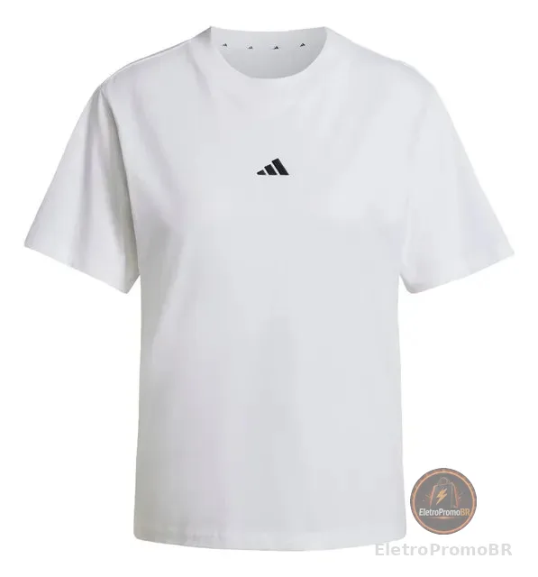 Camiseta Algodão Essentials Small Logo adidas