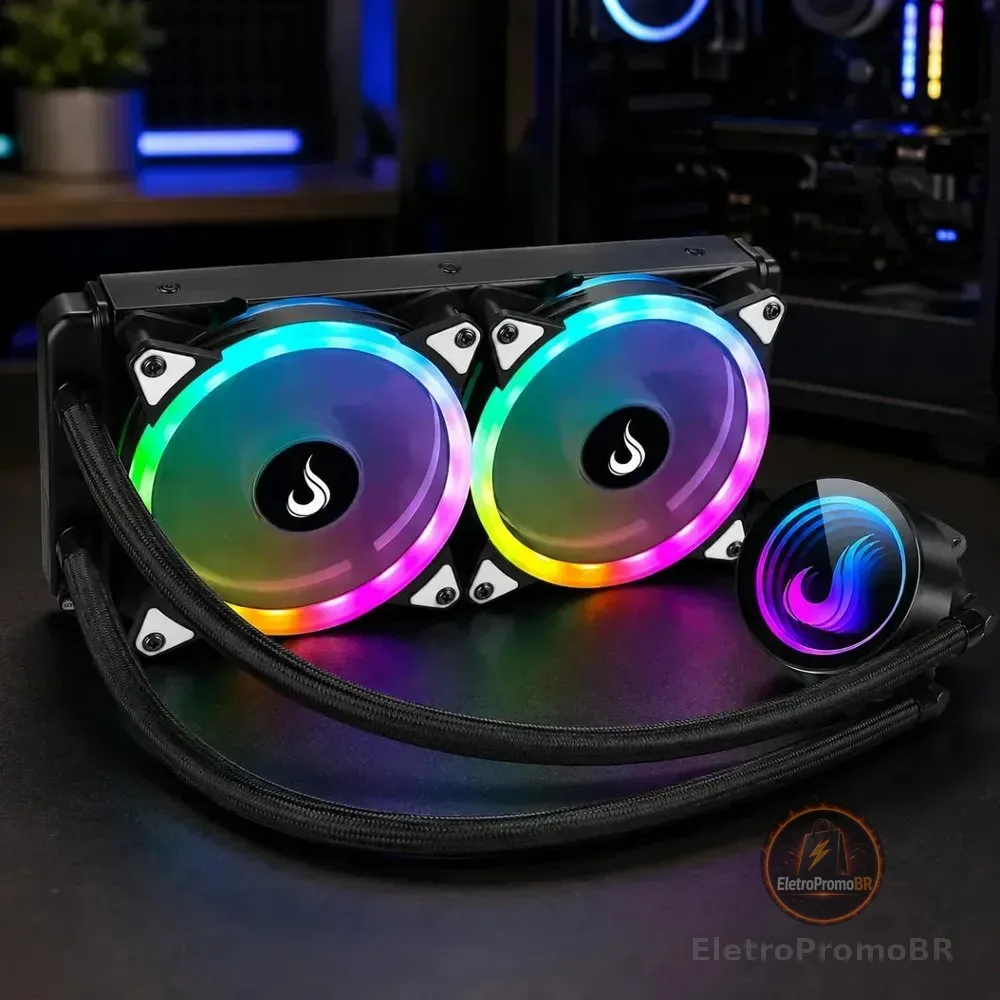 Water Cooler 240mm | Rise Mode | Black Argb