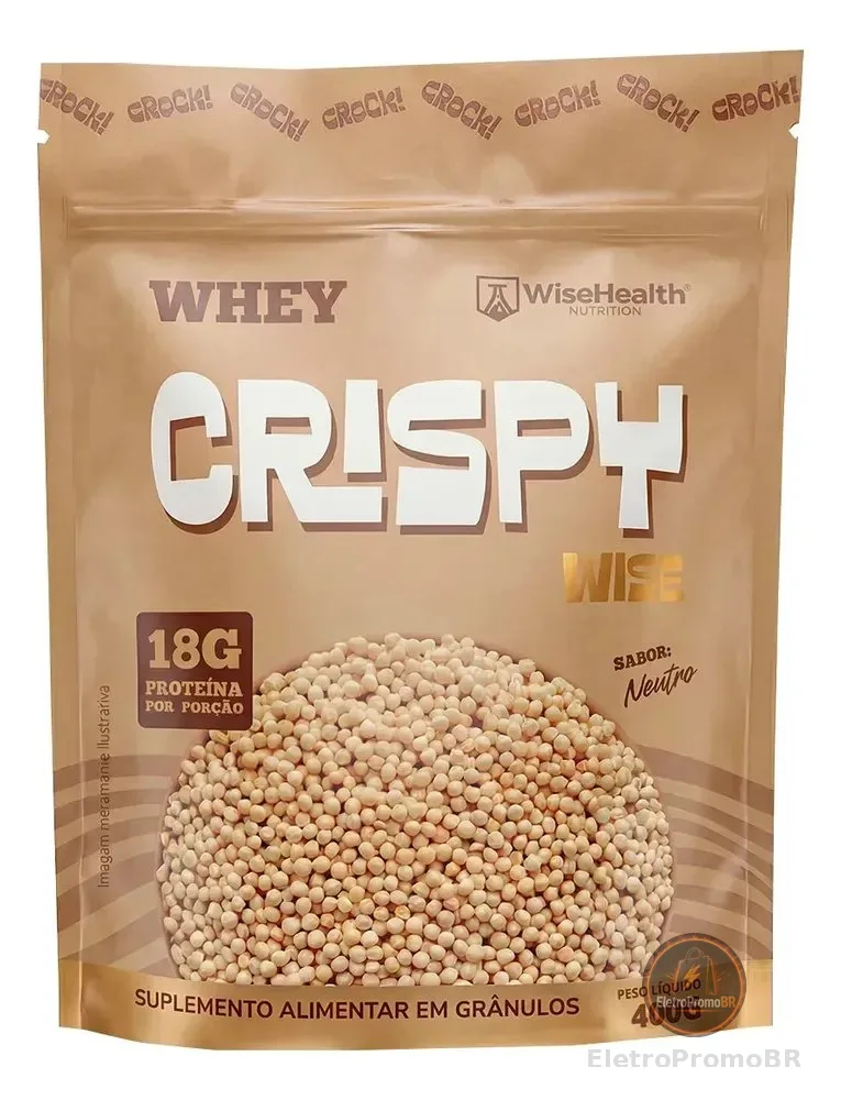 Crispy Wise (400g) - Grânulos De Whey Protein - Wisehealth Sabor Sem sabor
