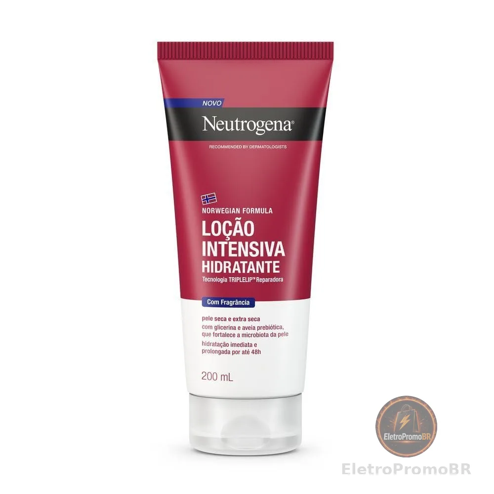 Hidratante Corporal Neutrogena Norwegian Intensivo, Com Fragrância, 200ml