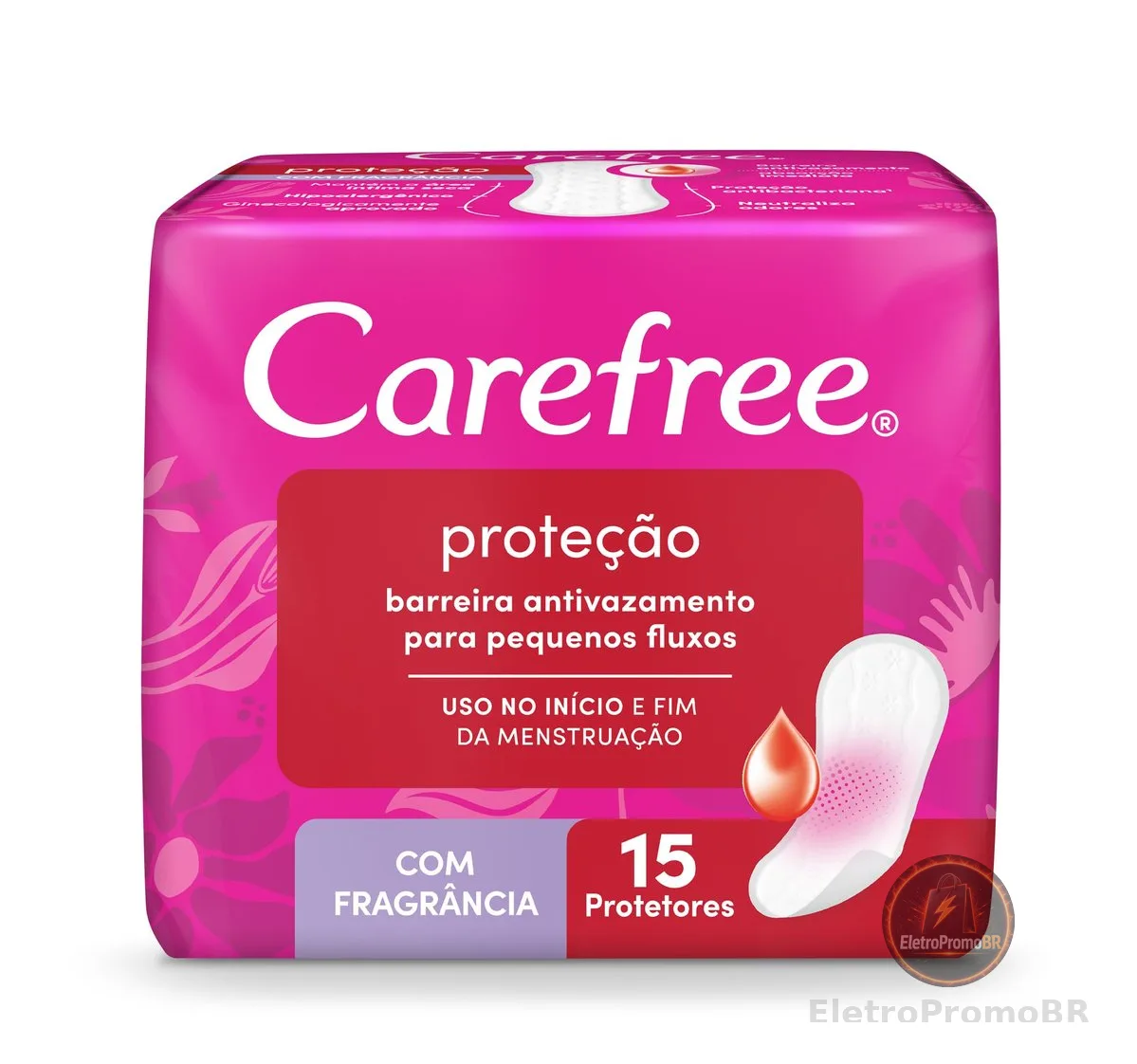 Protetor Diário Carefree, Com Fragrância, 15 Unidades