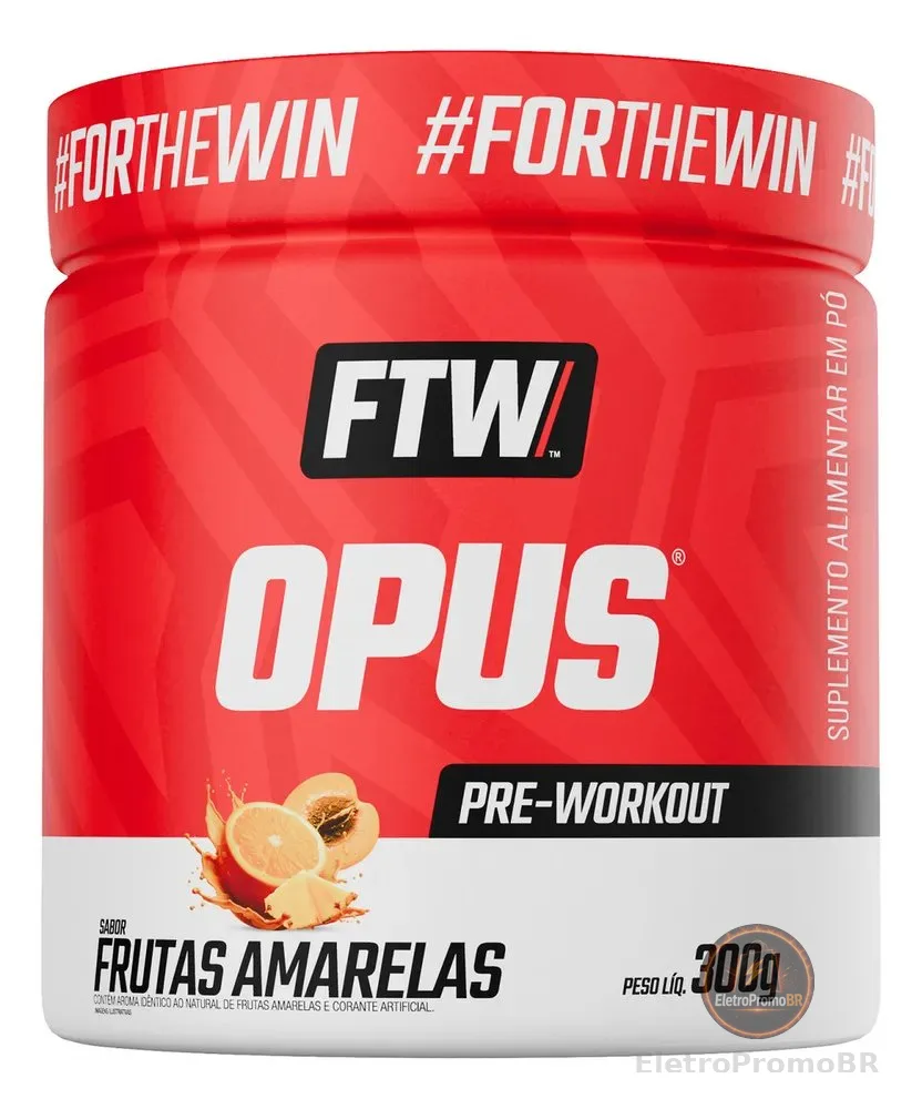 Opus Dei Pré Treino Pre-workout (300g) Ftw Sabor Frutas Amarelas