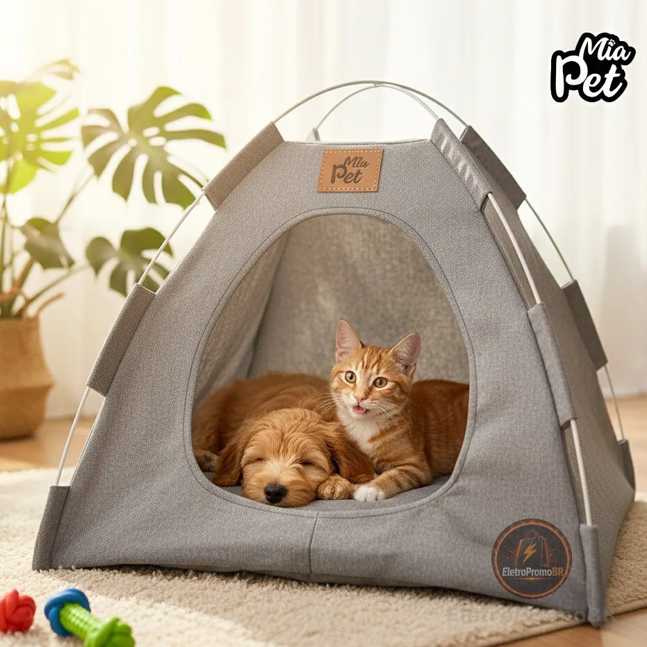 Cabana Cama Barraca Tenda Toca Pet Para Cães Cachorros e Gatos