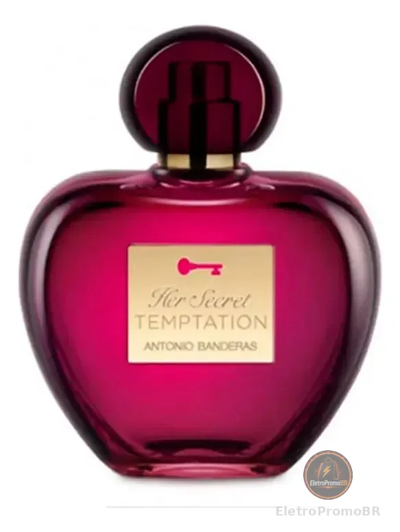 Her Secret Temptation Antonio Banderas Perfume Feminino 80ml EDT Eau de Toilette Fragrância Feminina