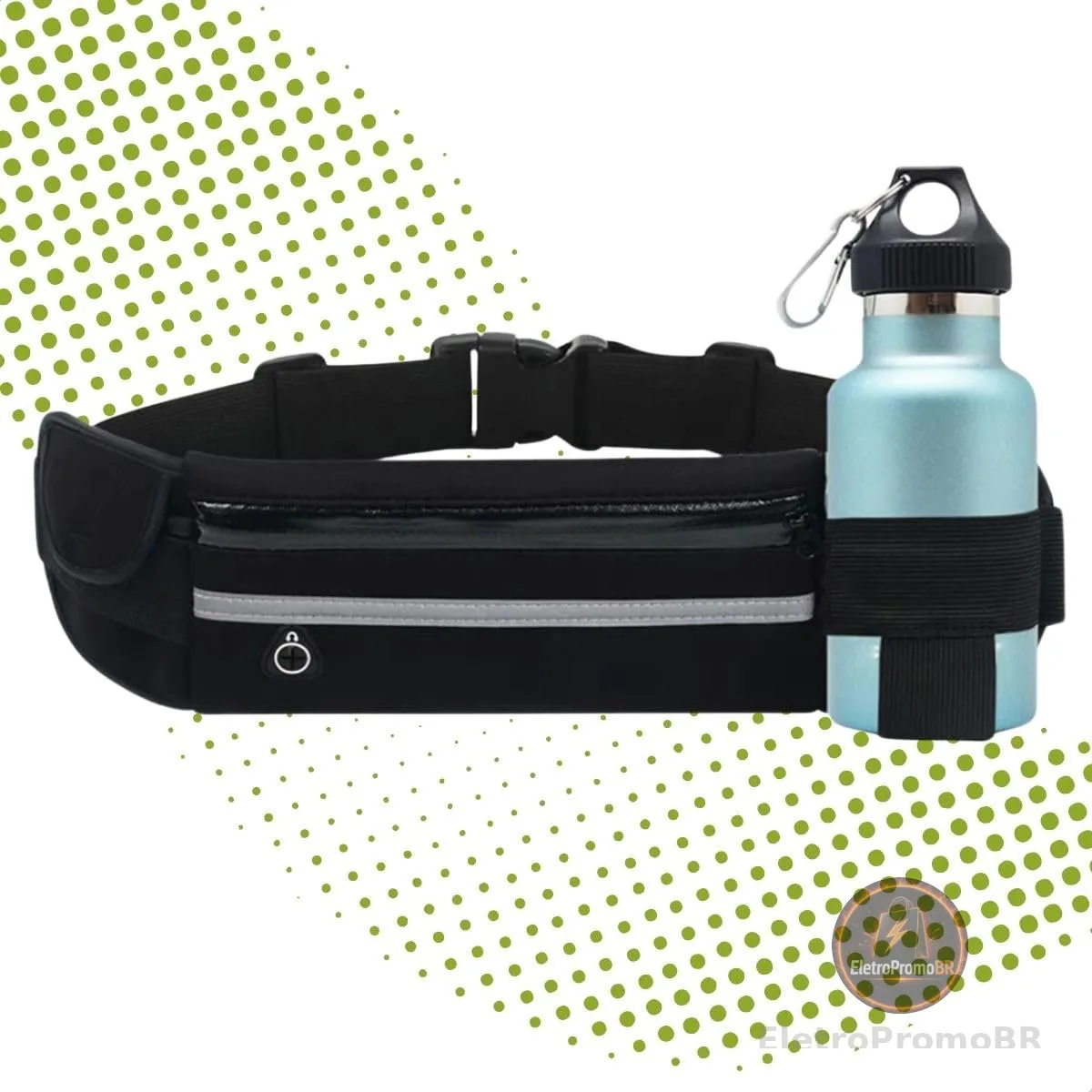 Pochete Porta Garrafa Agua Esportiva Corrida Slim Impermeável Porta Celular Caminhada Corrida Academia