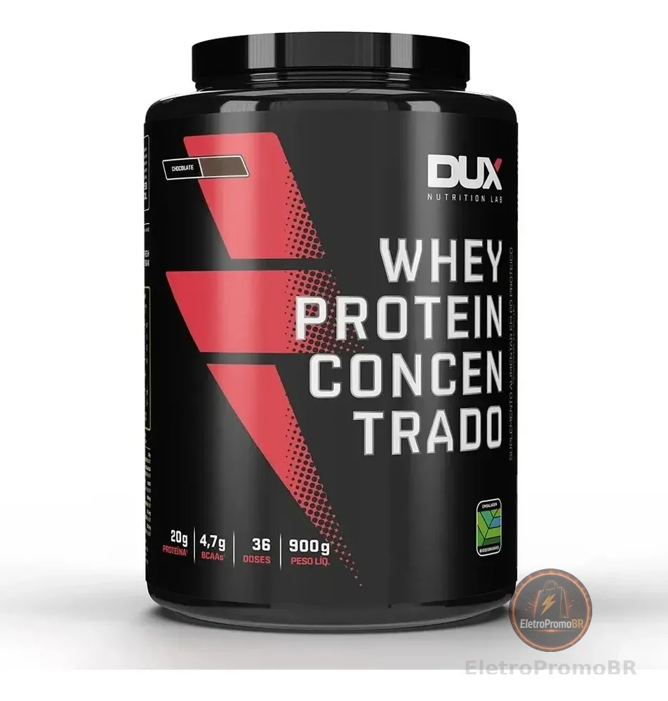 WHEY Protein Concentrado Dux em pó sabor Cappuccino x 900g