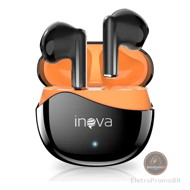 Fone De Ouvido Sem Fio Bluetooth 5.4 Inova Tws