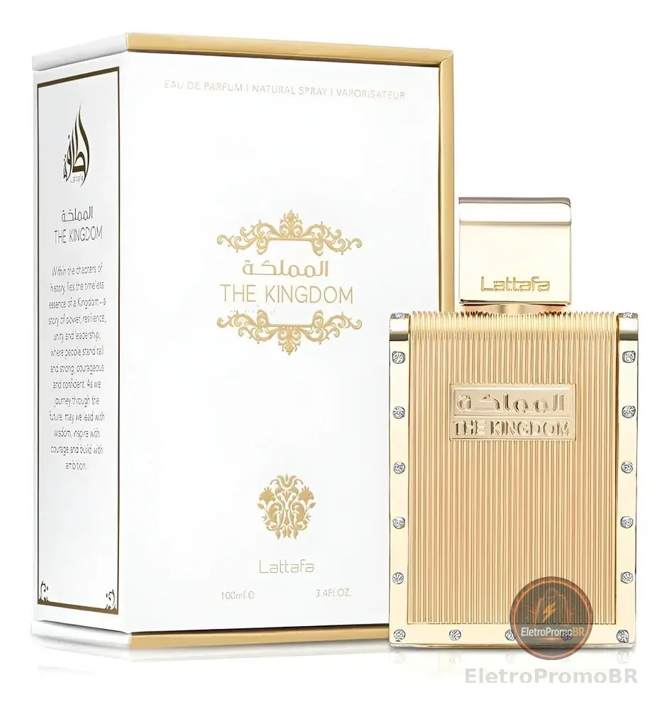 Perfume Arabe Lattafa The Kingdom Eau De Parfum 100ml Para H