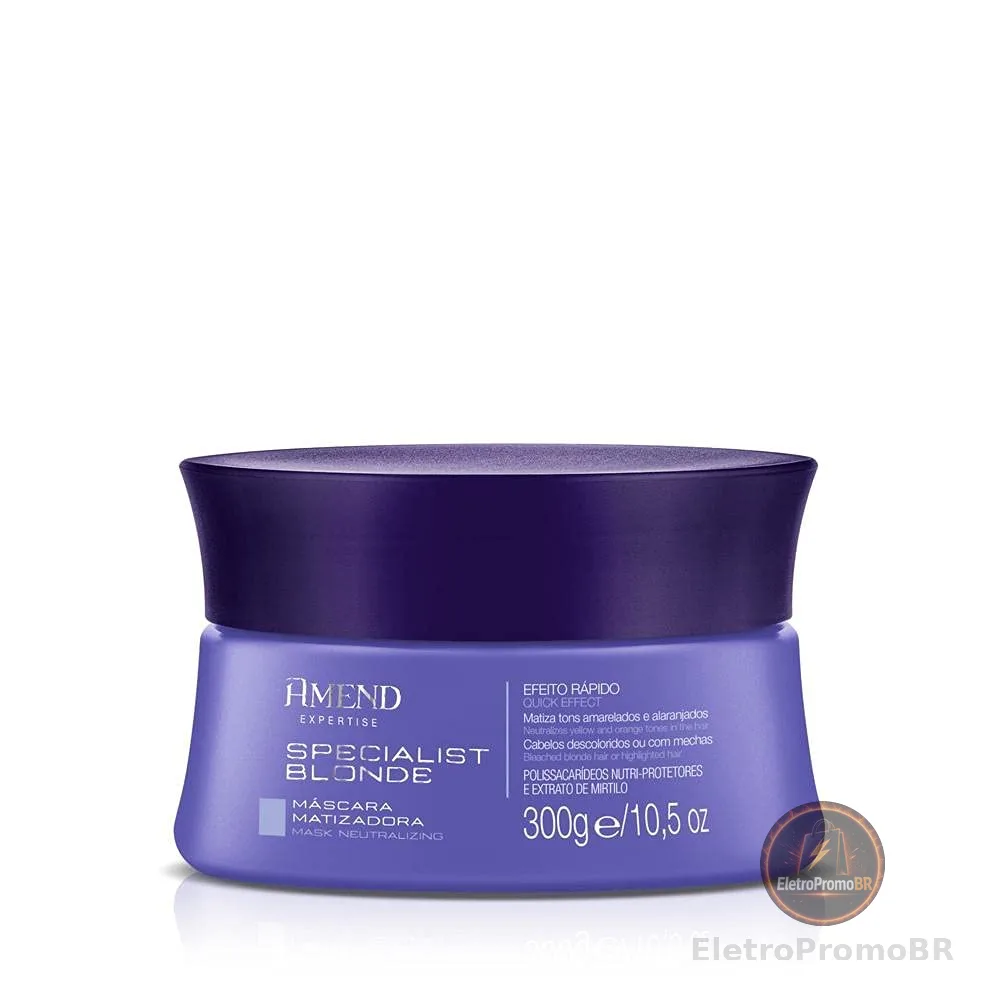 Máscara Amend Expertise Matizadora Specialist Blonde 300g