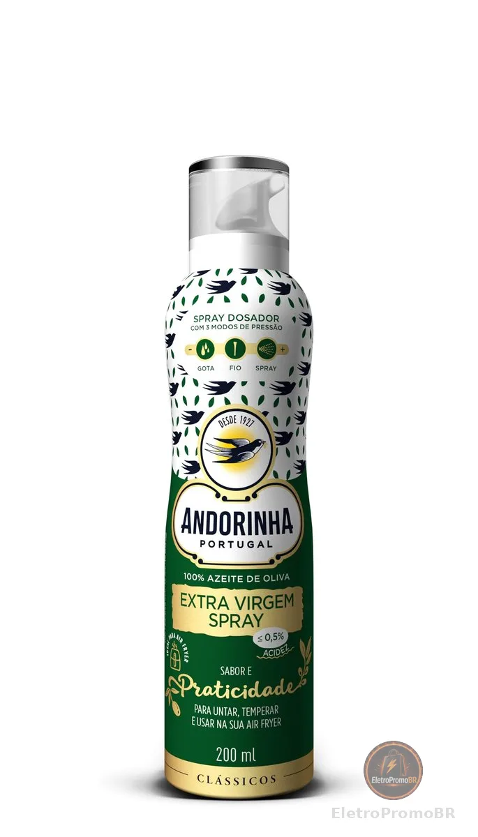 Azeite Andorinha Spray Extra Virgem 200ml