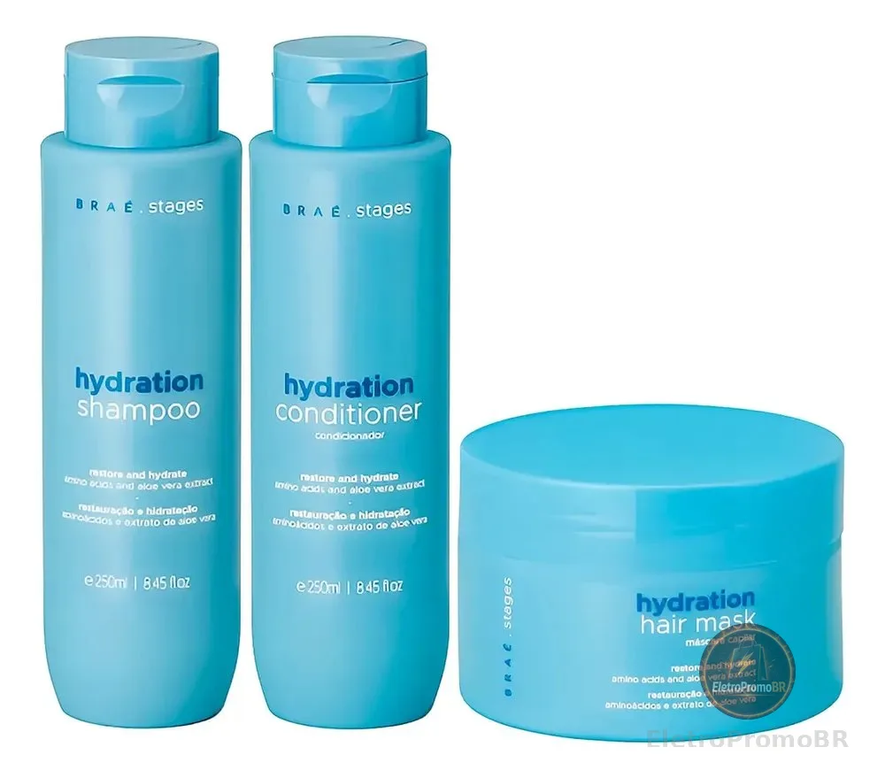 Braé - Kit Stages Hydration - SH+CD+Másc