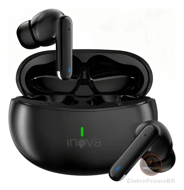 Fone De Ouvido Bluetooth 5.3 Par Sem Fio Duplo Todos Celular