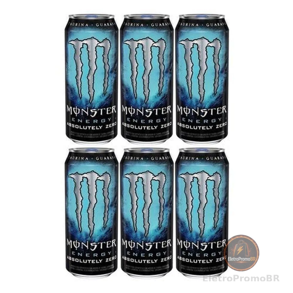 Pack de Monster Absolutely Zero LT 473ml - Unidade 6 unidades