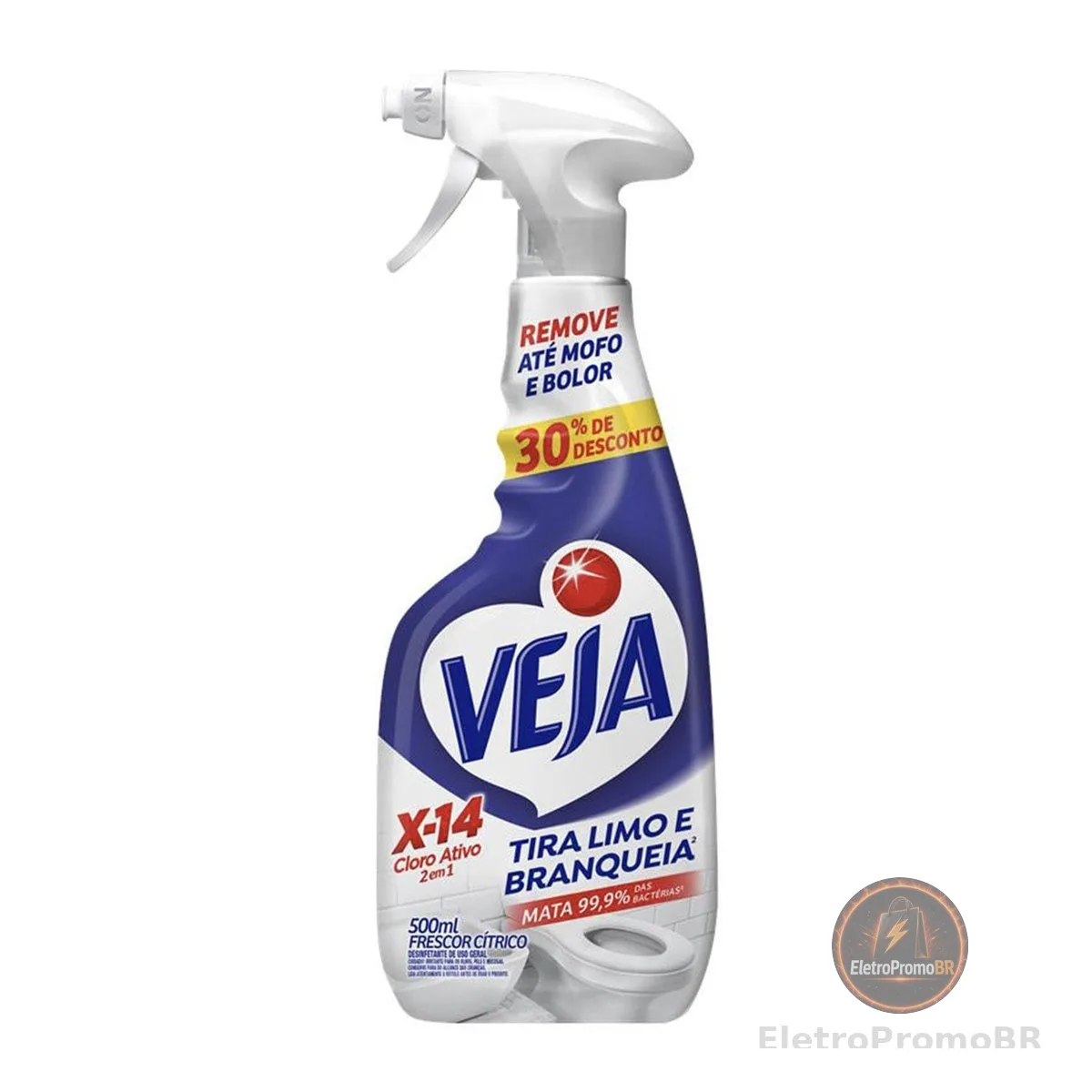 Spray Tira Limo Veja Banheiro X14 500ml Oferta