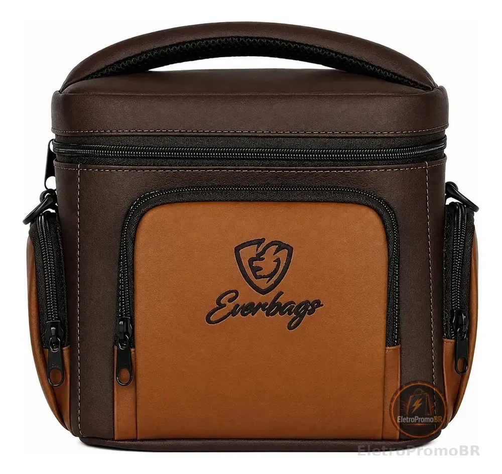 Bolsa Térmica Fitness Master Caramelo Multifuncional Durável Marrom-caramelo