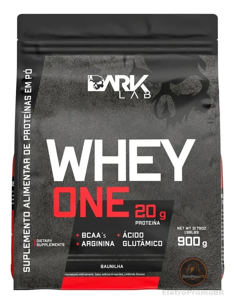 Proteína Dark Lab Premium One Whey Protein em pó sabor Baunilha x 900g