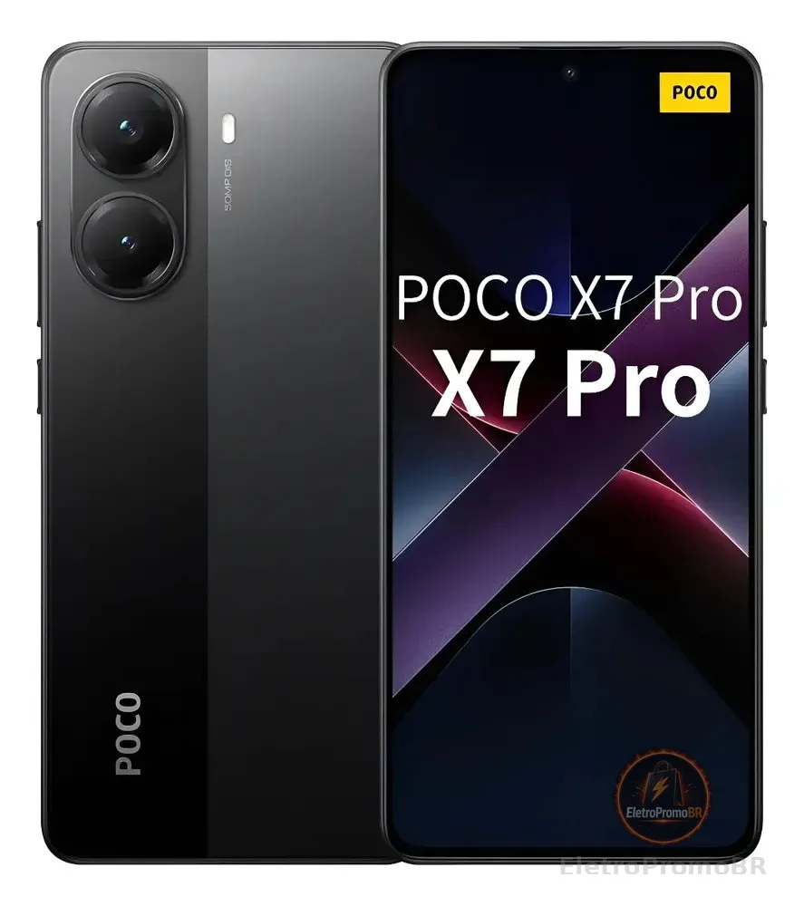 Smartphone Xiaomi Poco X7 Pro 5g 512gb/12gb Ram Nfc Preto Preto