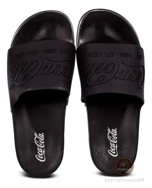 Chinelo Sandália Coca Cola Slide Coke Bold Original