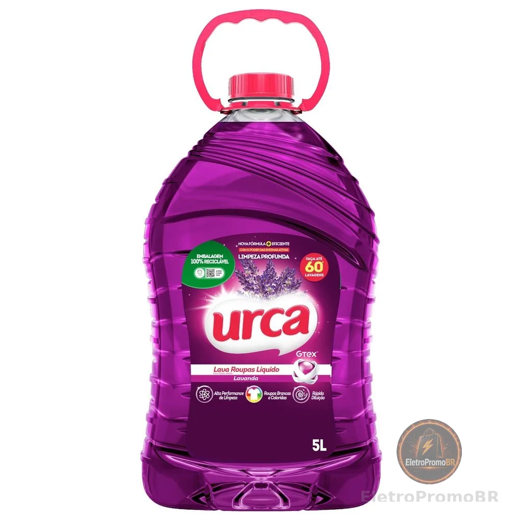 Lava Roupas Liquido Urca Lavanda - 5L