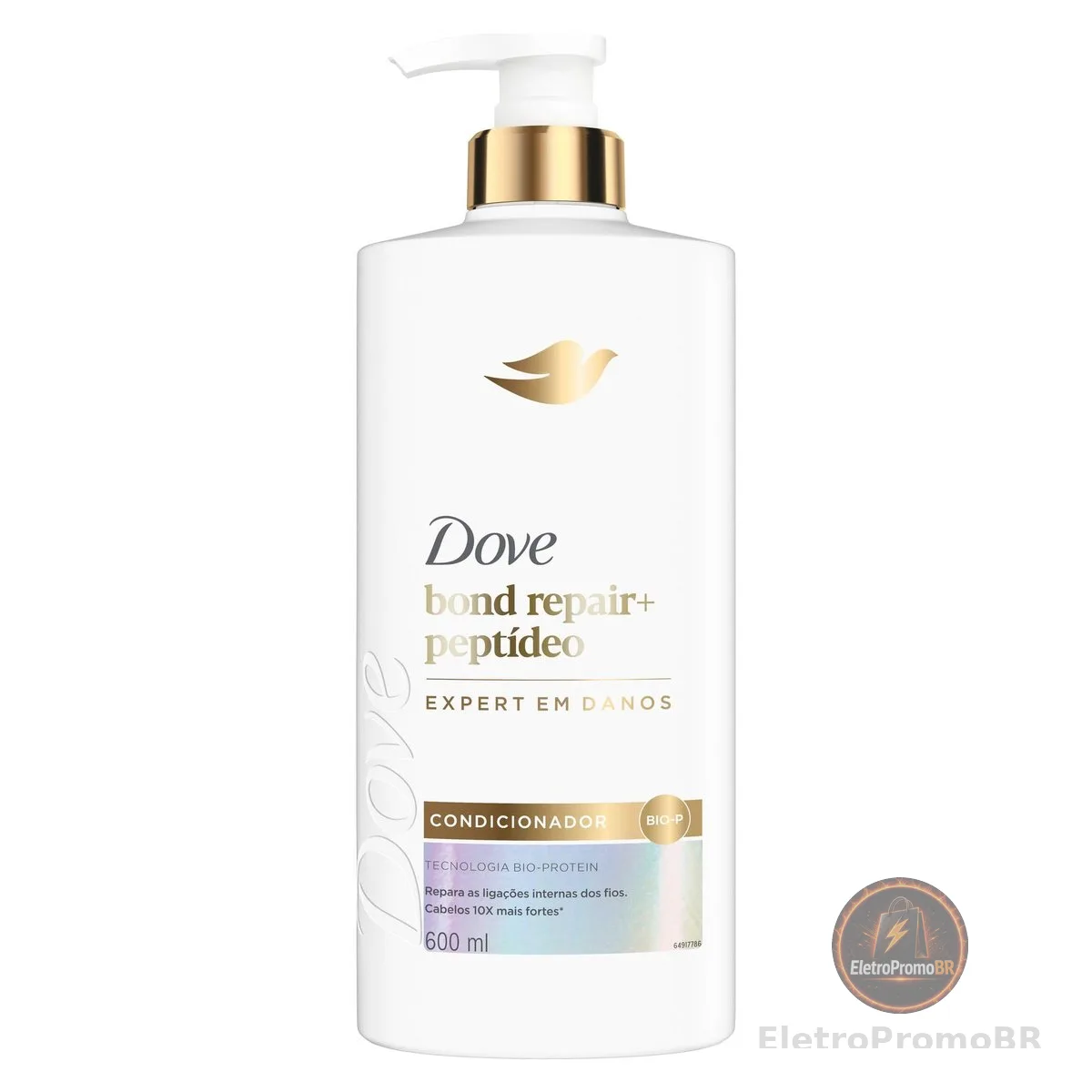 Dove Condicionador Bond Intense Repair + Peptídeo 600ml Pump