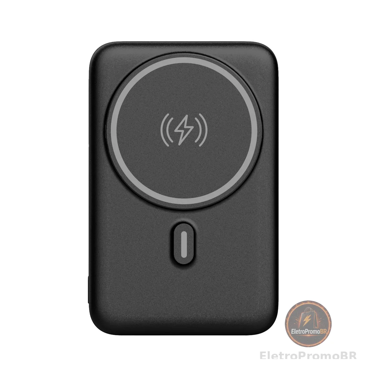 Geonav Power Bank, Carregador Portátil Universal por Indução 10.000mAh, Carregamento rápido*, Suporte Dobrável, Compatível com MagSafe®, PB10MAGBK, Preto