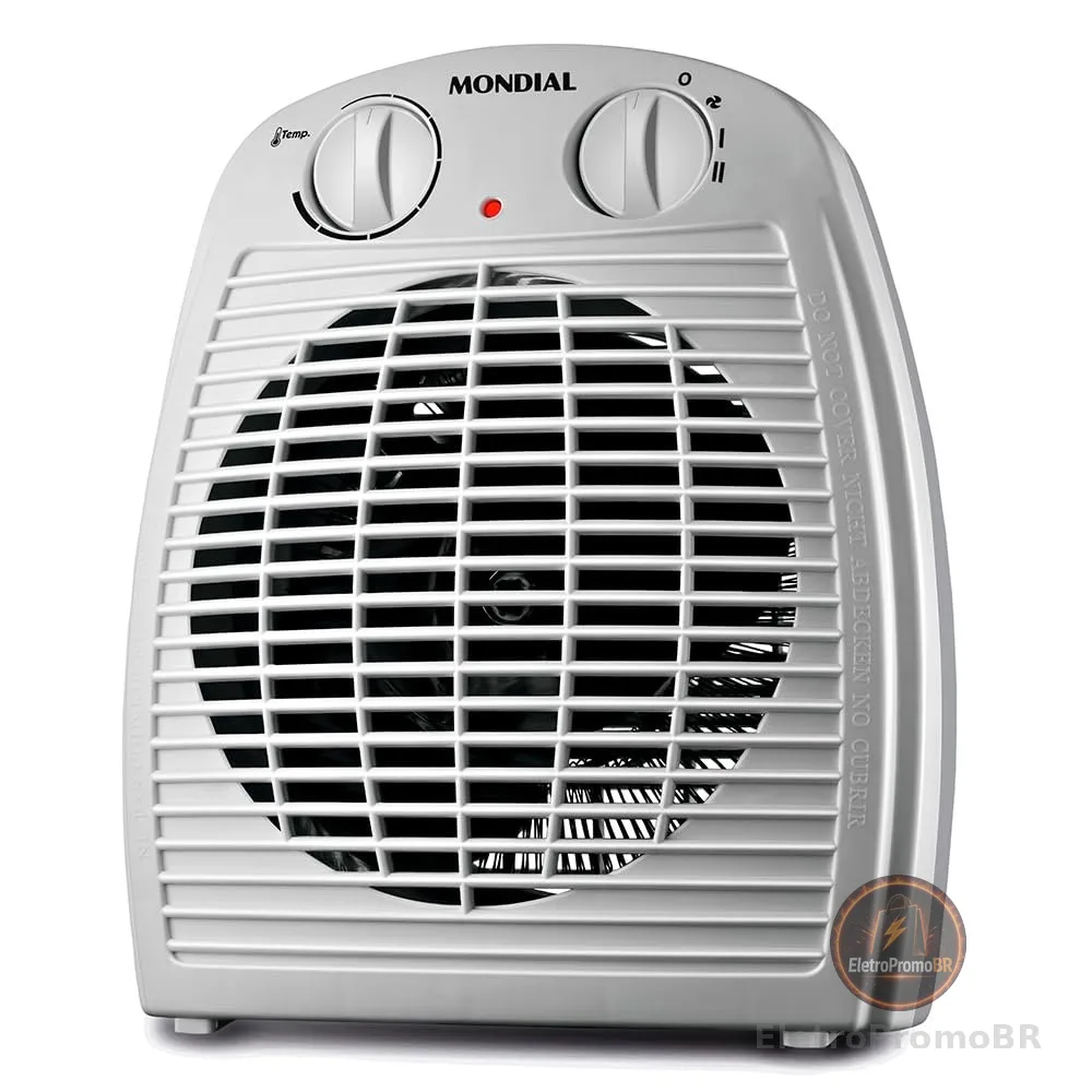 Aquecedor A Ar, Mondial, Cinza/Branco, 2000W, 220V - A-08