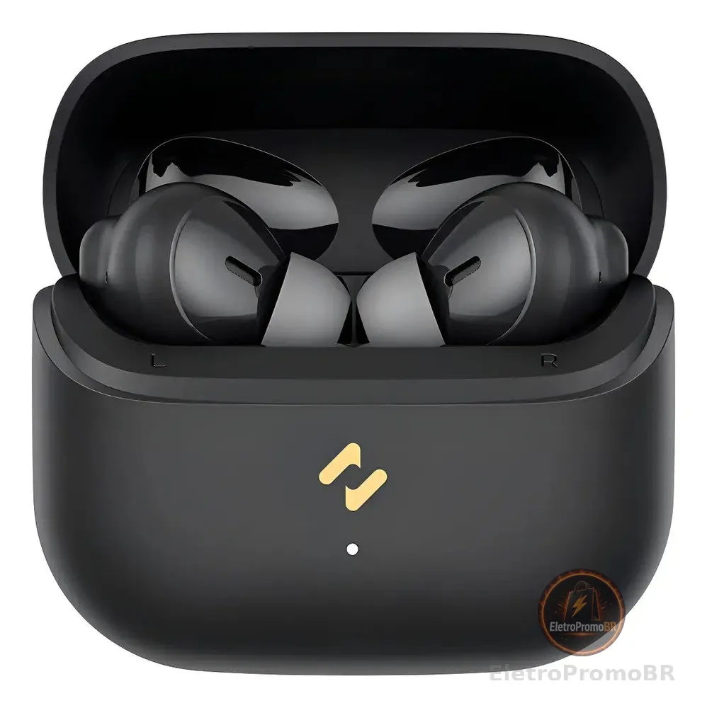 Fone De Ouvido Sem Fio Havit Tw982 Enc Bluetooth 5.4 Cor Preto