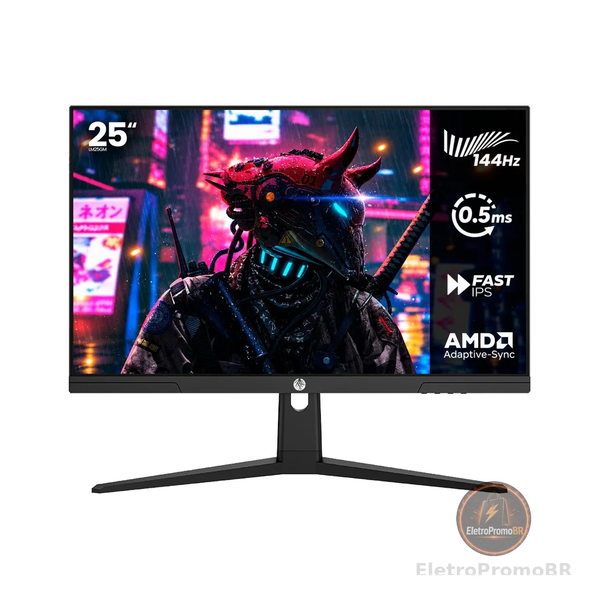 Haiz Monitor Gamer 25'' 144hz 0.5ms 1920x1080 Adaptative Sync FHD HDMI/DP IPS VESA