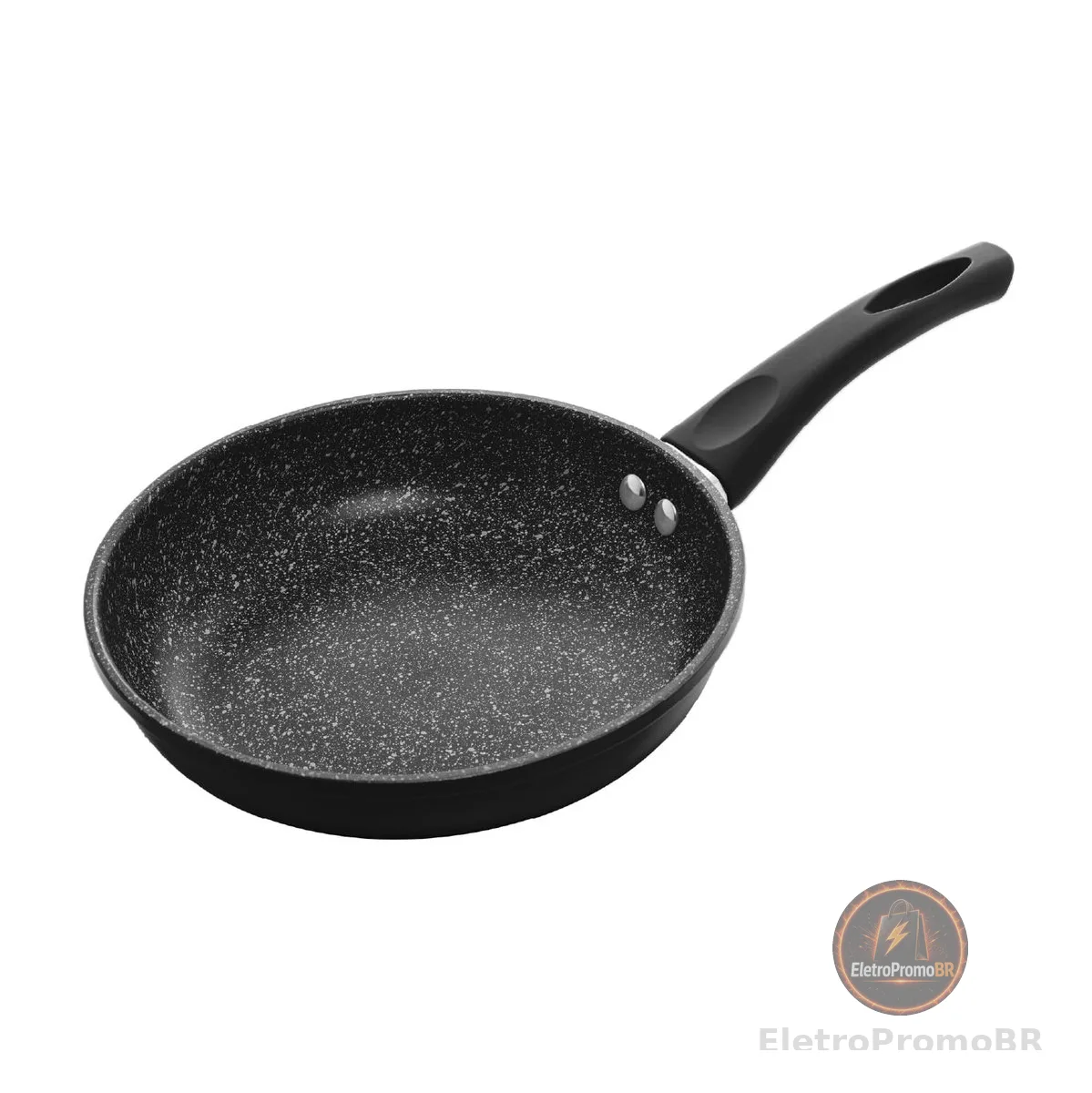 LYOR - Frigideira de Indução em Alumínio com Revestimento Cerâmico Granilite Preta 20cm