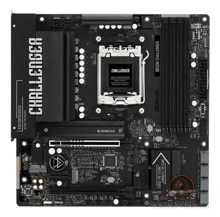 Placa-mãe Asrock B850m Challenger Am5 Micro Atx Ddr5