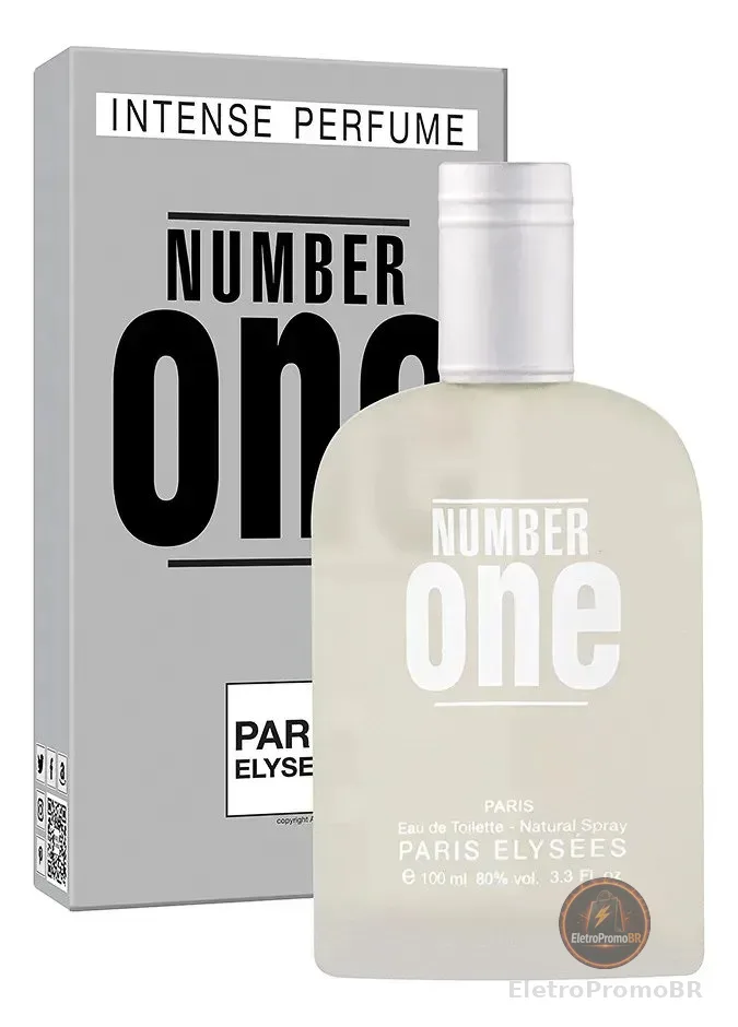 Perfume Number One Paris Elysees Unissex Intense 100ml